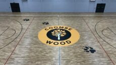 Coombe Wood bespoke court logo