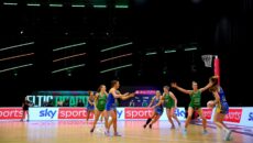 VNSL England Netball 2021. Official sports flooring partner to DYNAMIK
